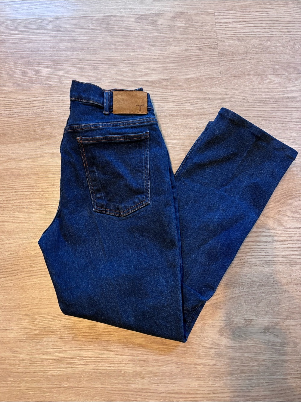 Tecovas Men’s 30x30 (Fits 30x28) Rugged Relaxed Blue Jeans Western Denim Cowboy